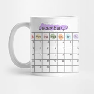 December 2024 Calendar Mug